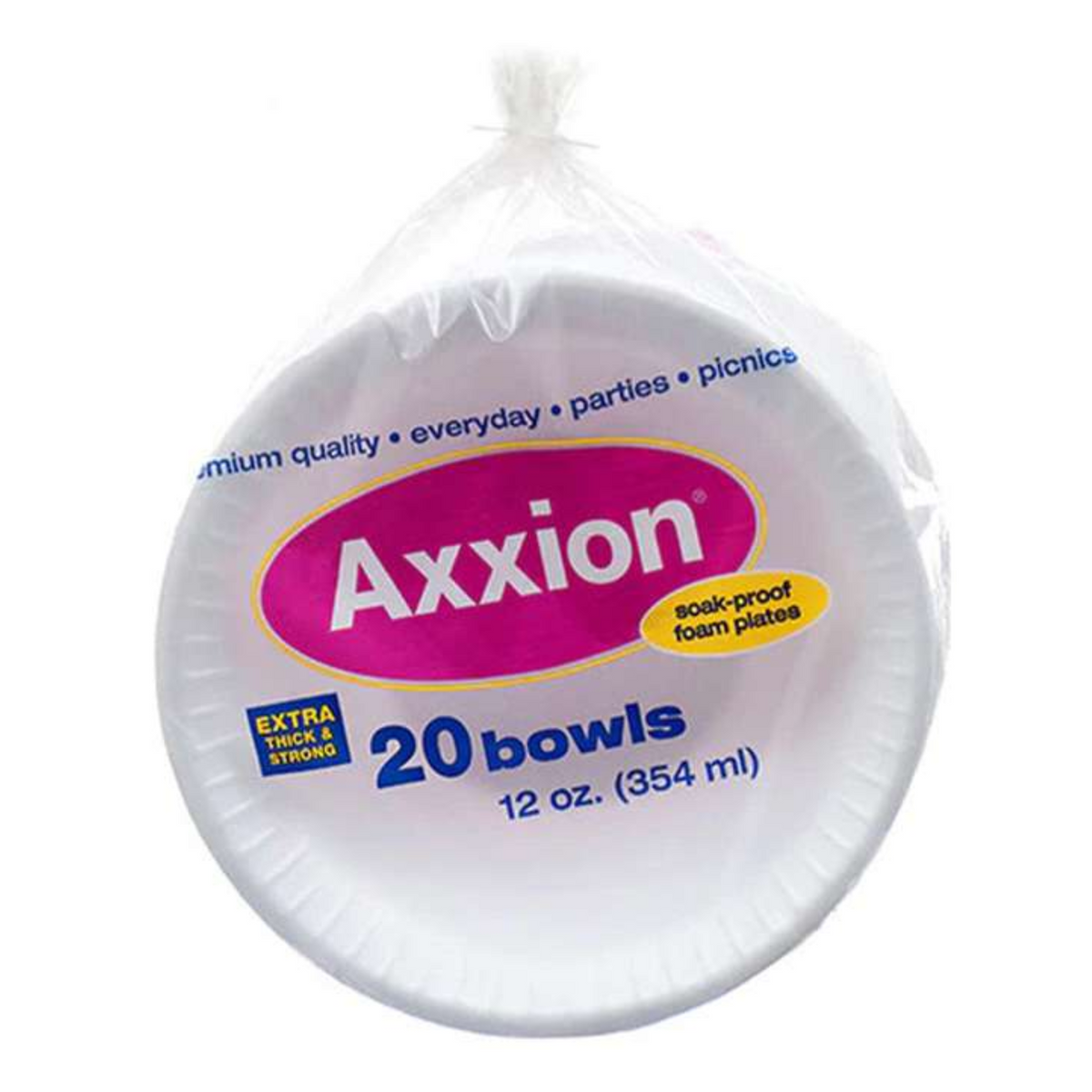 Cuencos de espuma Axxion 48/20ct/12oz