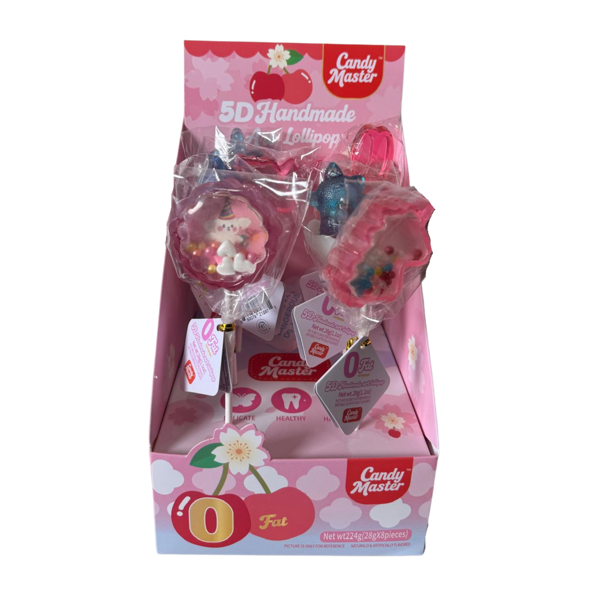 Candy Master 5D Art Hearts Lollipop 8/1ct