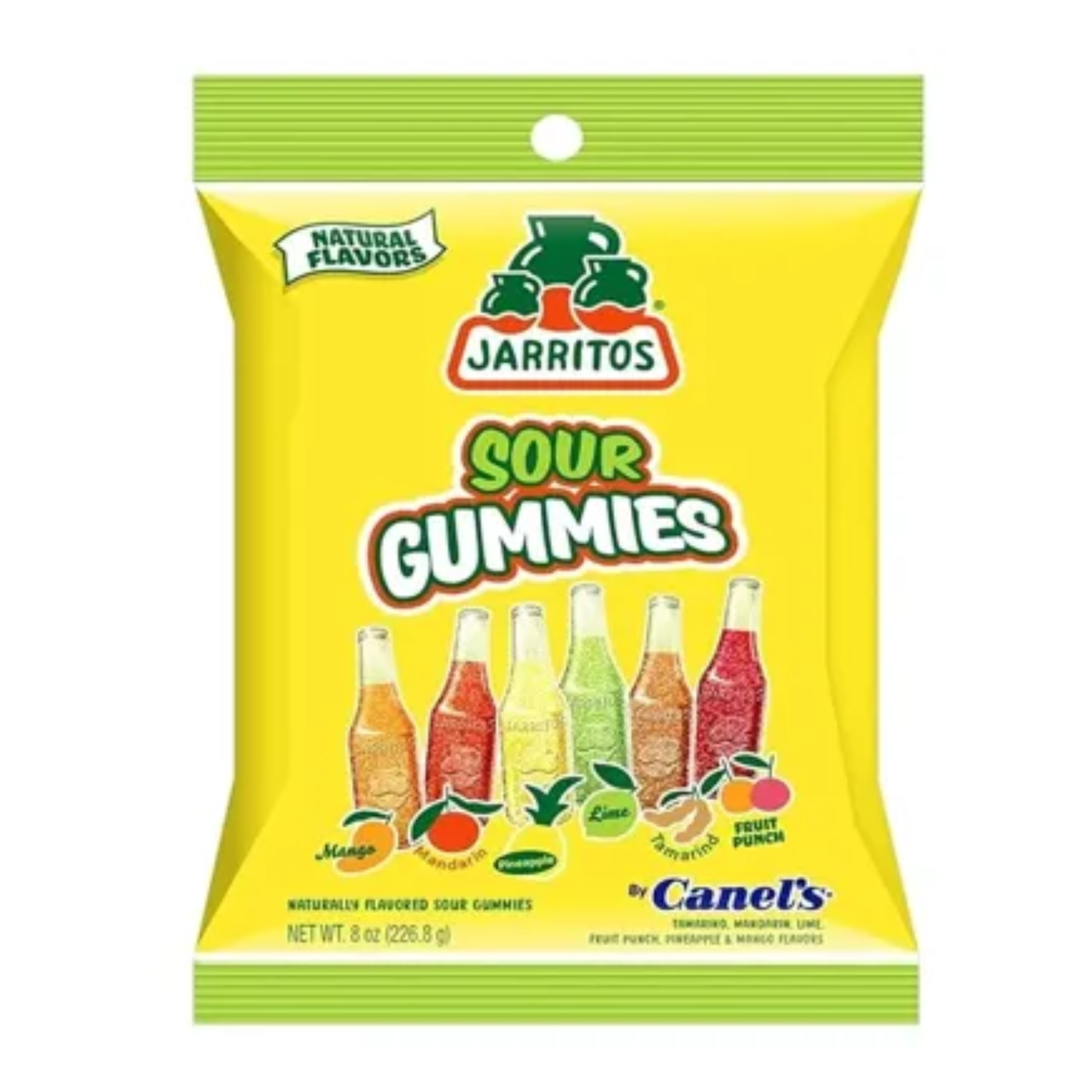 Gomitas ácidas Canels Jarritos 7oz