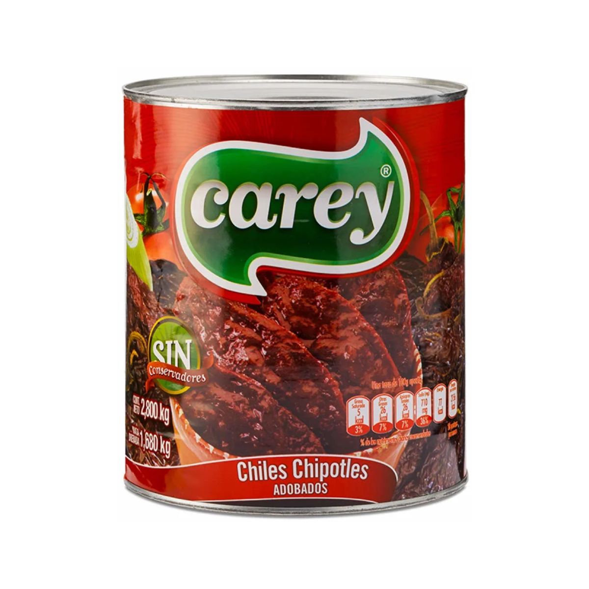 Carey Chipotle Peppers 24/7oz