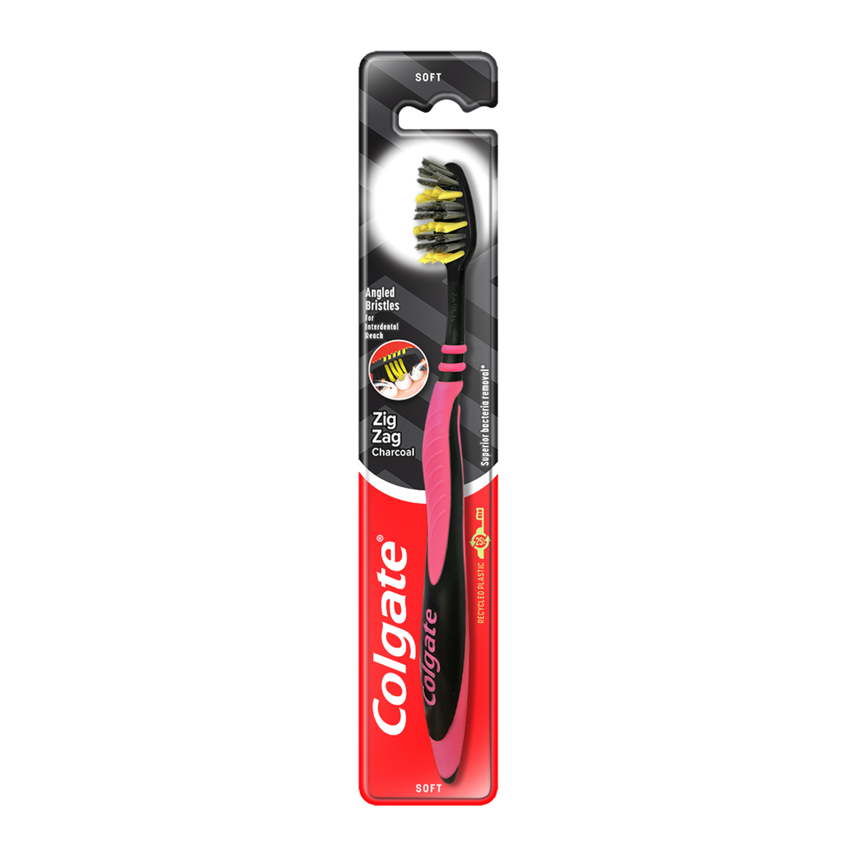Colgate Cepillo Dental Zig Zag Carbón 12/1ud