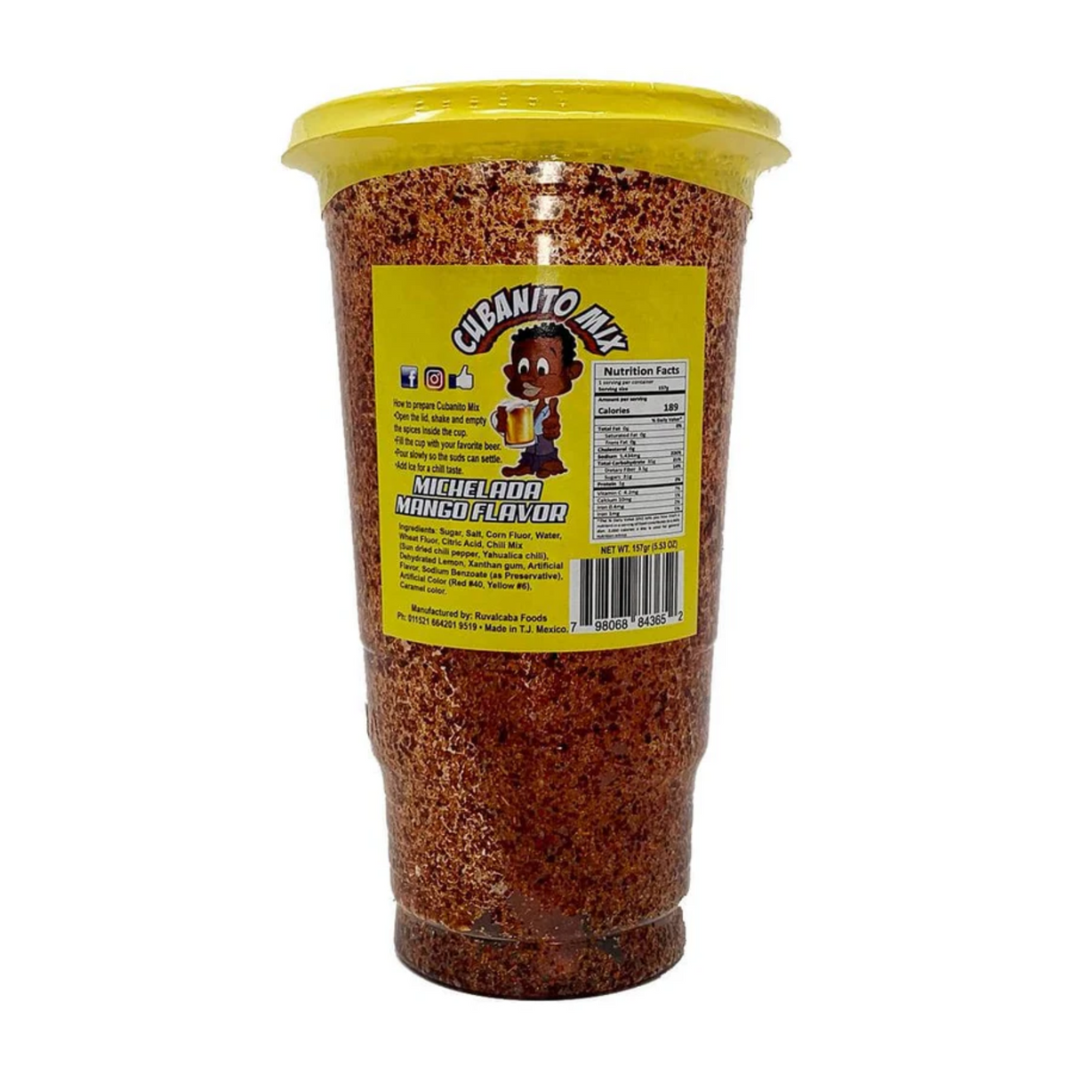 Cubanito Michelada Mango 12/1ct