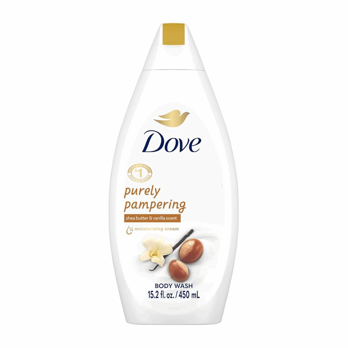Dove BW Shea Butter & Vanilla 12/450ml