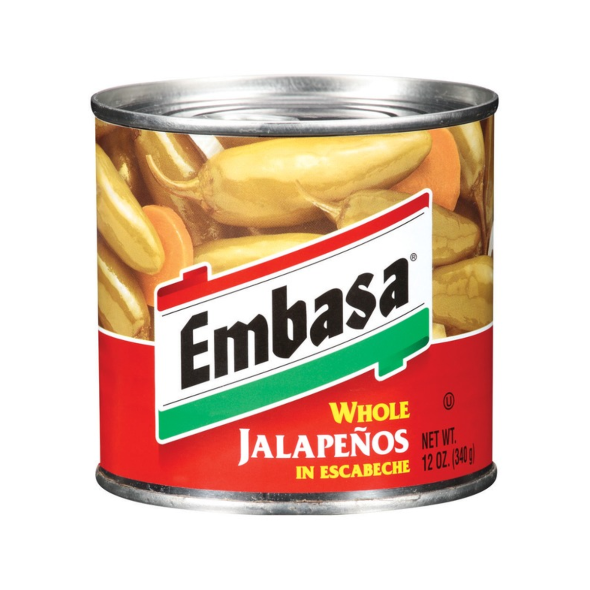 Embasa Whole Jalapeno 12/12oz