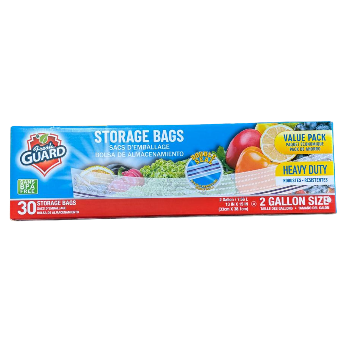 Bolsas de almacenamiento FreshGuard 1/30 unidades/2 galones