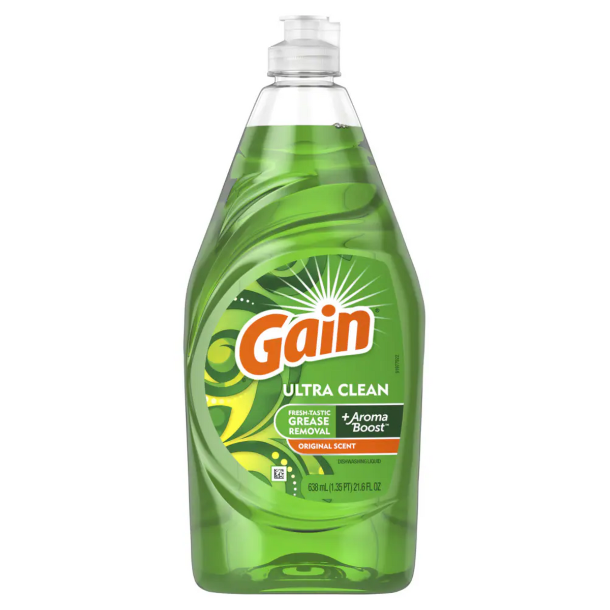 Detergente líquido para platos Gain Original 10/21.6oz