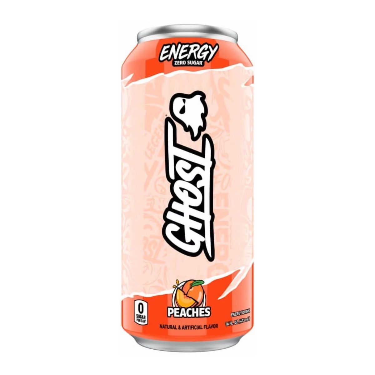 Ghost Peaches Energy Drink 12/16oz +0.60CRV