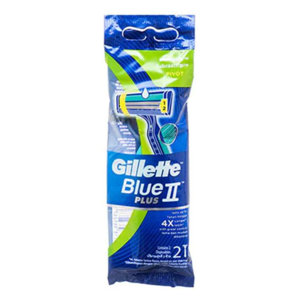 Gillette Blue 2 Plus Pivot 12/2uds