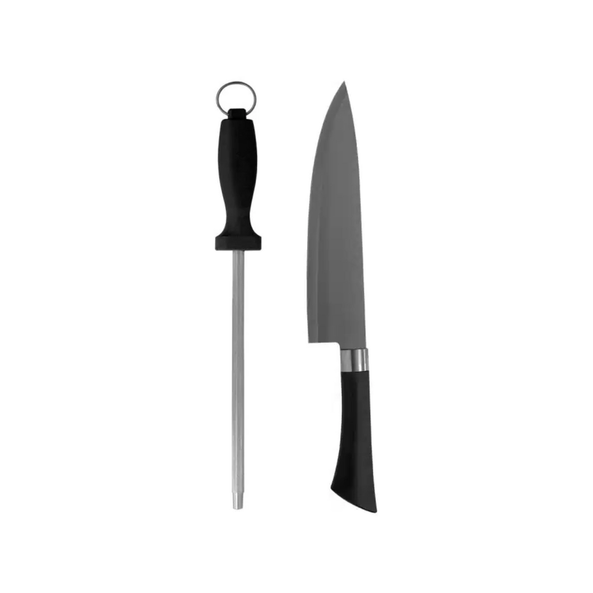 Juego de cuchillos y afilador FamilyMaid 12/1ct