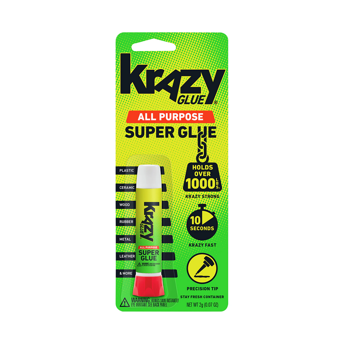 Pegamento instantáneo Krazy Glue 12/0.07oz