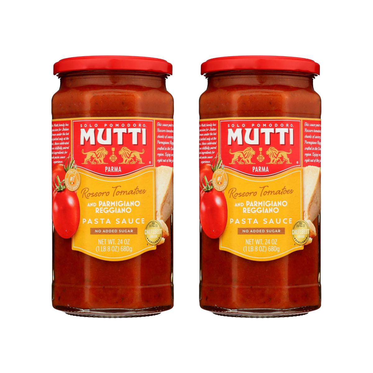 Salsa para pasta Mutti Parmigiano 8/24 oz