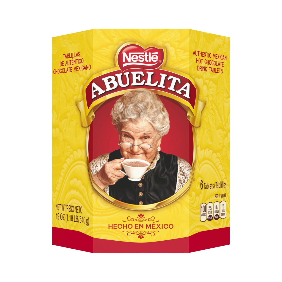 Tableta de chocolate Nestlé Abuelita 12/540g