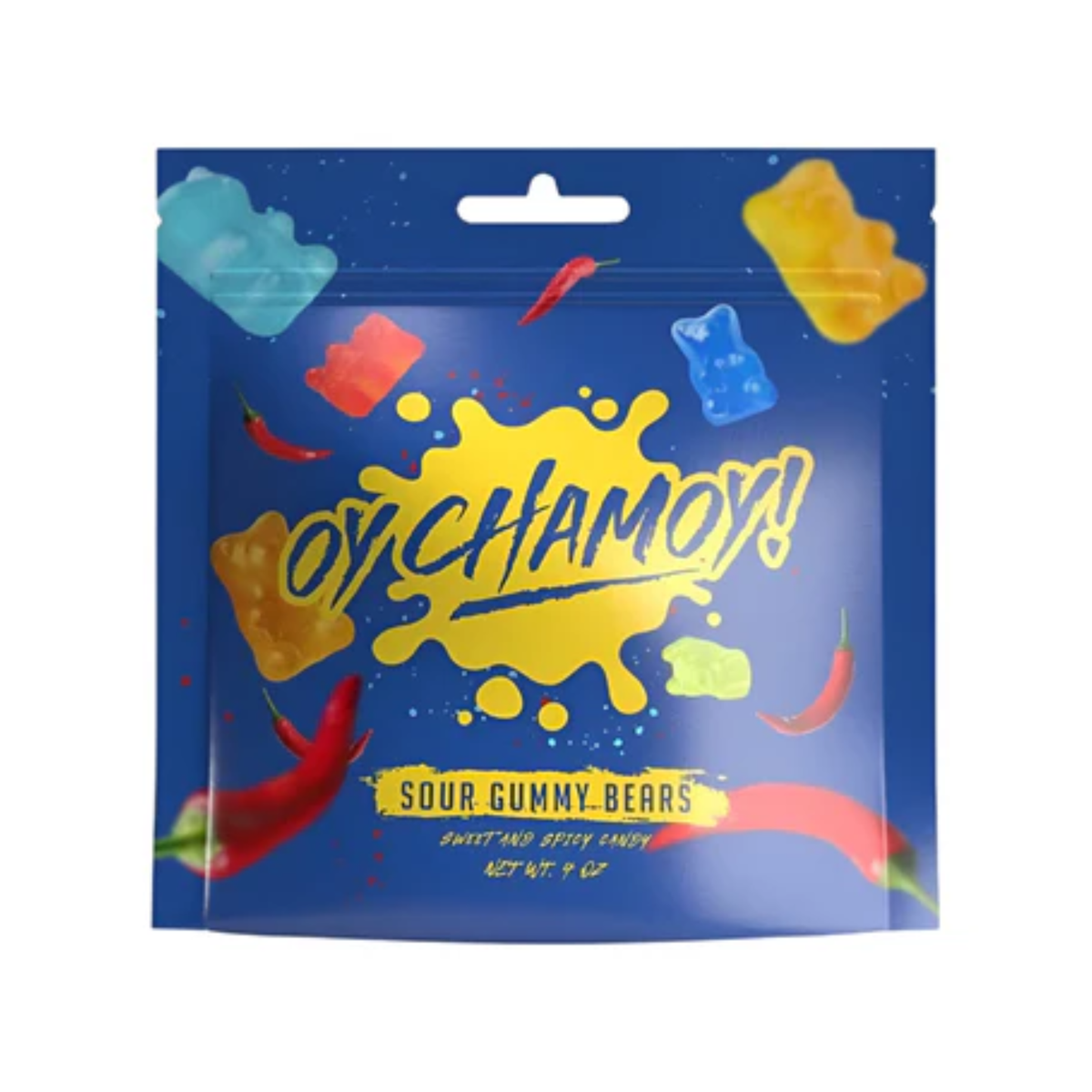 Ositos de goma agrios con chamoy Oy 4/4oz