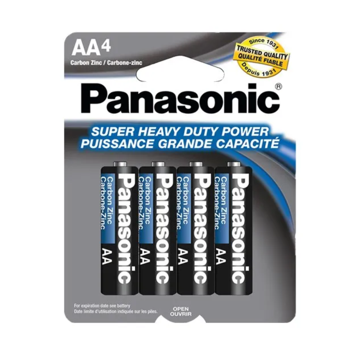 Pilas Panasonic AA 12/4 unidades