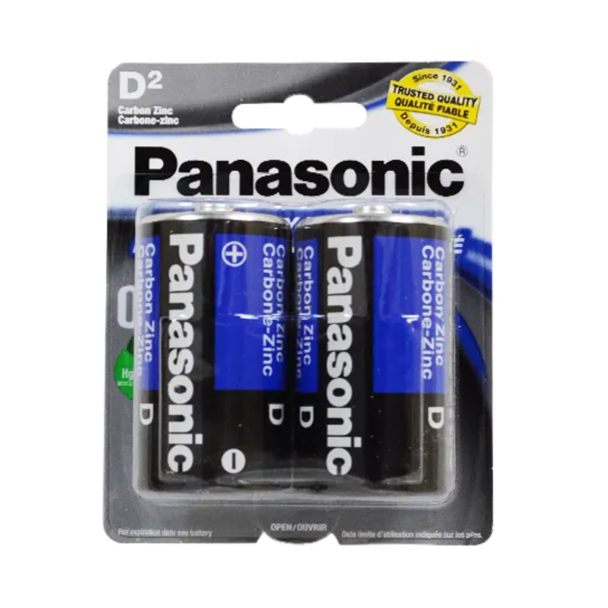 Pilas Panasonic D 12/2ct