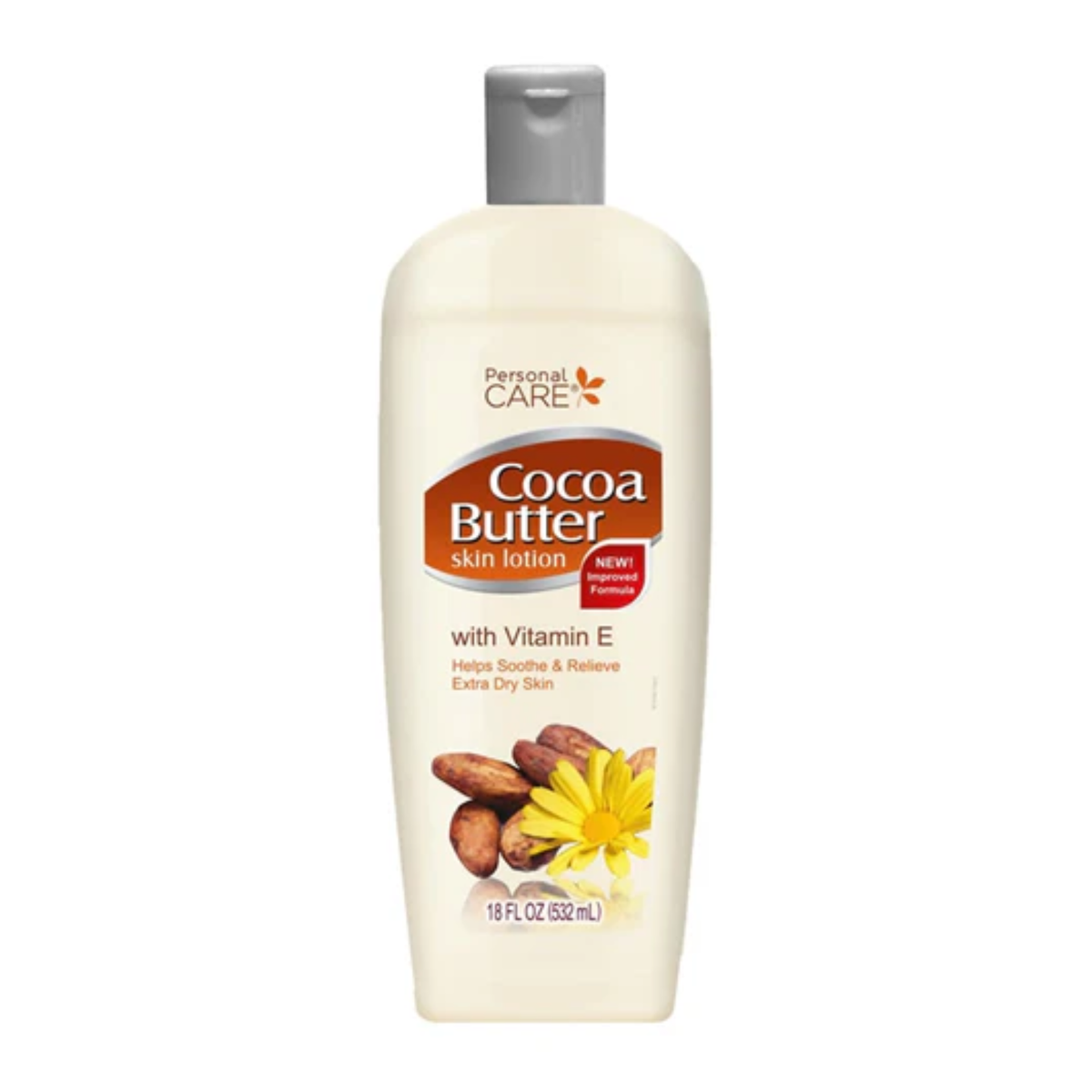 Loción de cuidado personal manteca de cacao 12/18oz