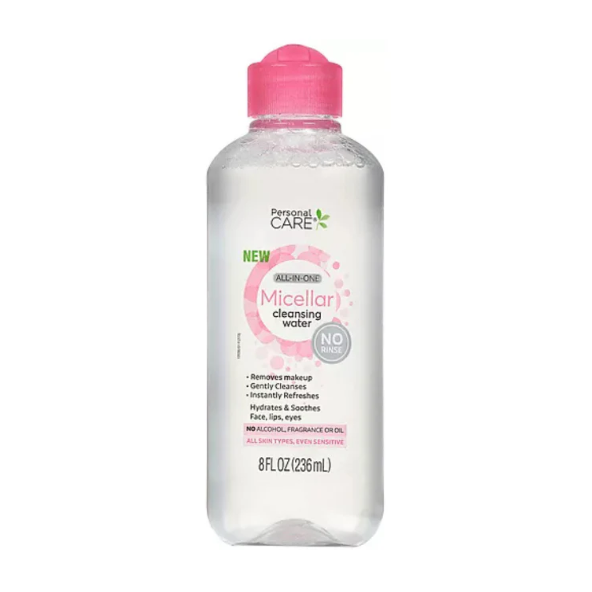 Agua micelar limpiadora de cuidado personal 12/8oz