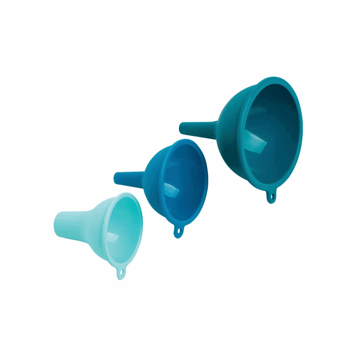 Plastic Kitchen Funnel Set 12/3ct