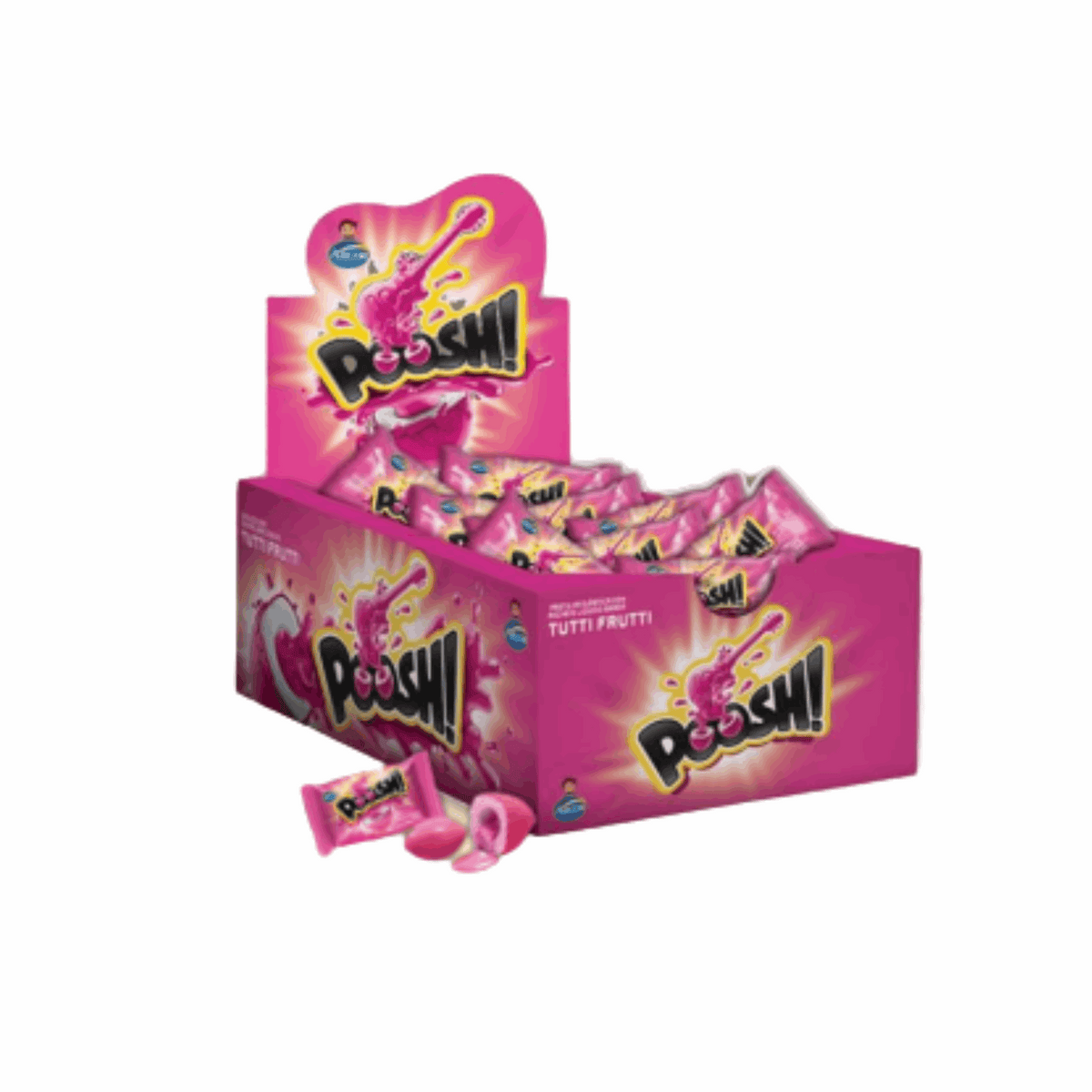 Poosh Tutti Frutti Gum 18/5.64oz