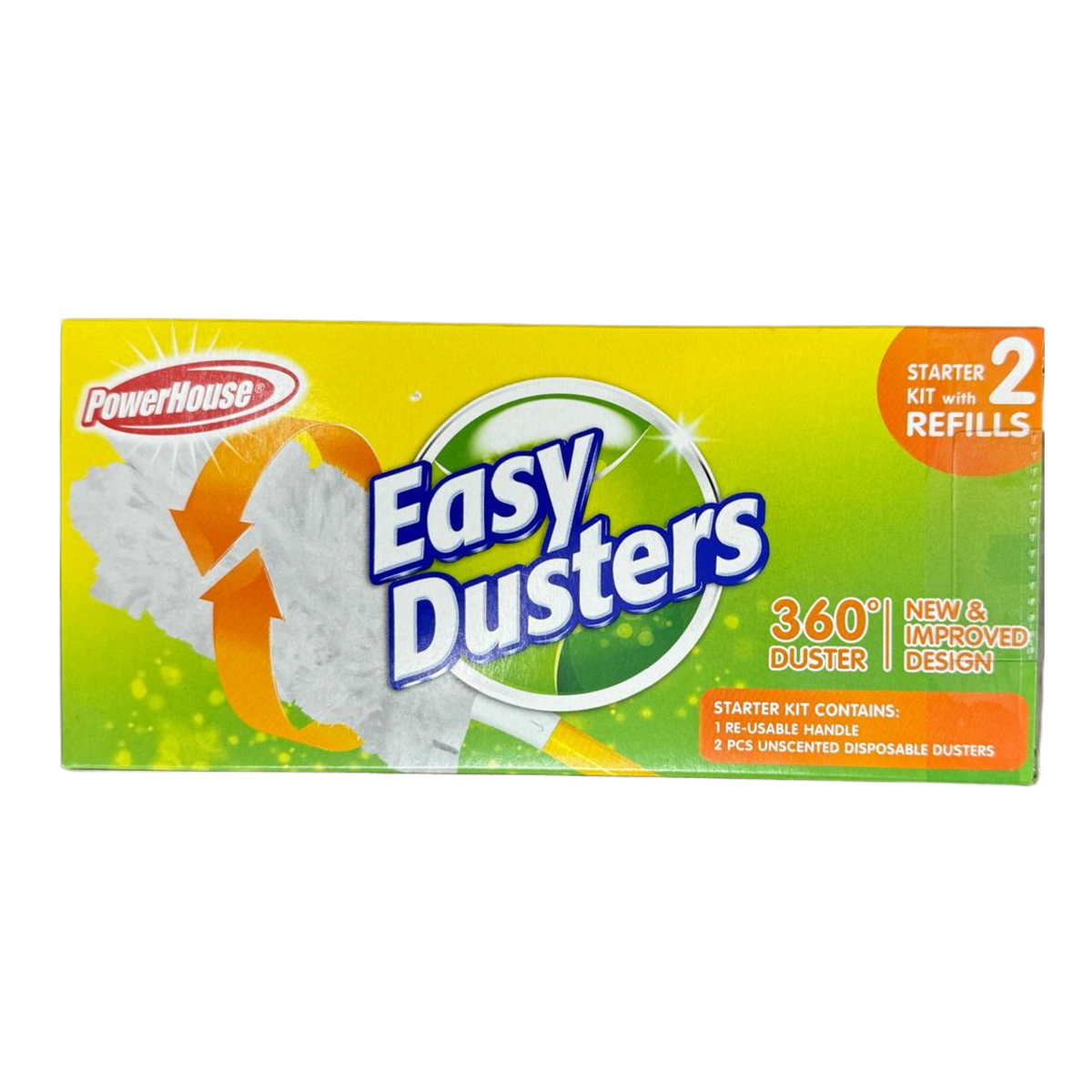 Powerhouse Easy Dusters Microfiber Brush 12/1ct