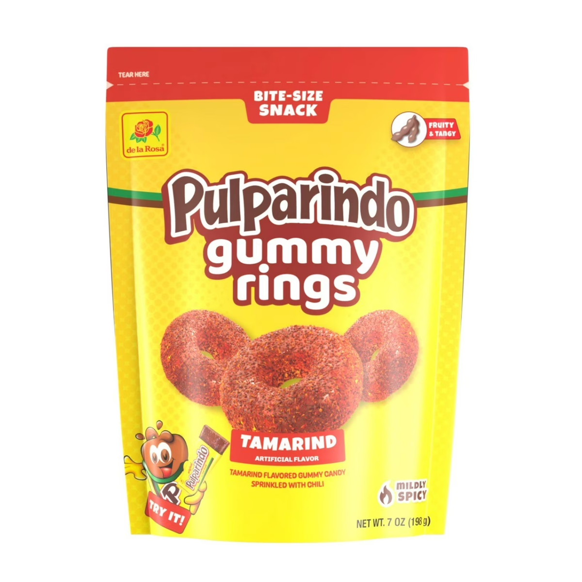 Aros de Goma Pulparindo Sabor Tamarindo 9oz
