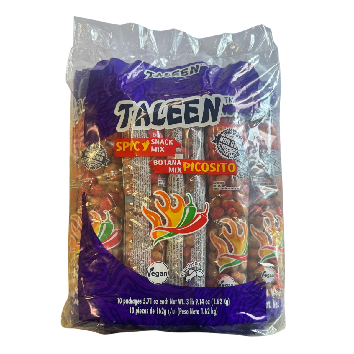 Mezcla de snacks de cacahuate picante Taleen 10 unidades/5.71oz