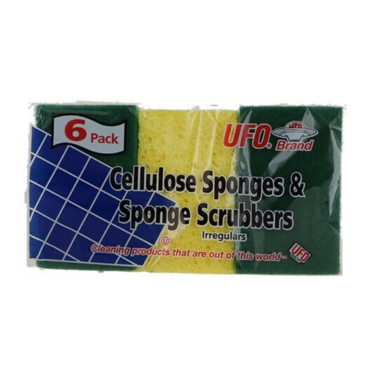 UFO Cellulose Scrubber 12/6ct