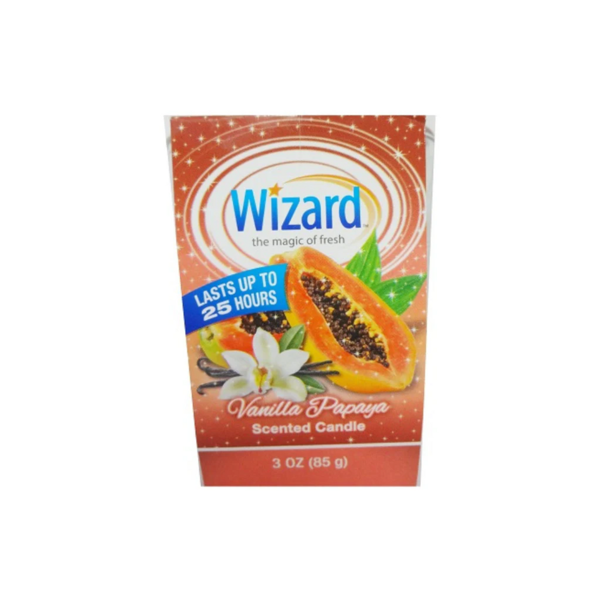 Vela Wizard Vainilla Papaya 12/3oz