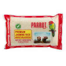 Arroz jazmín Parrot 12/2 libras