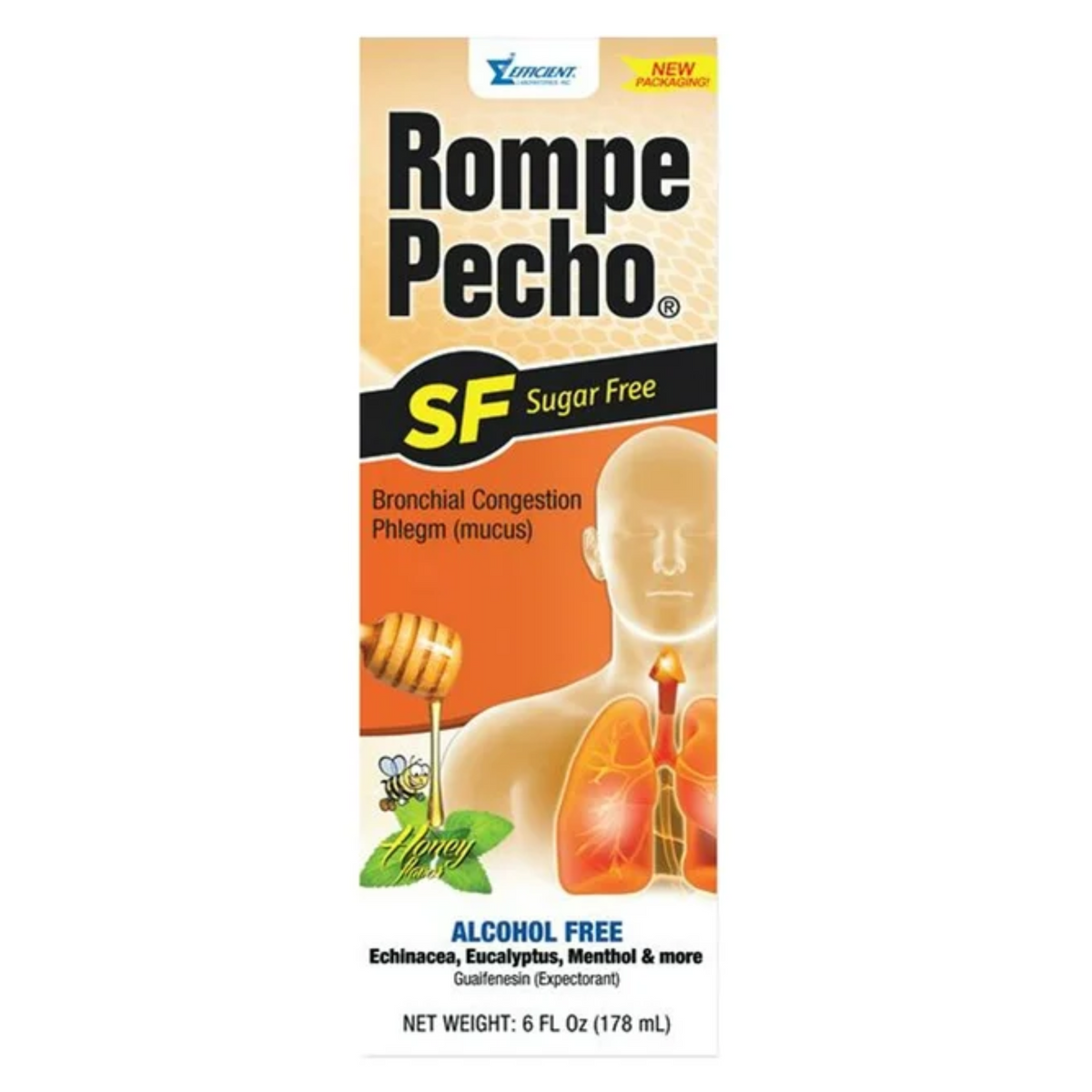 Jarabe para la congestión Rompe Pecho SF