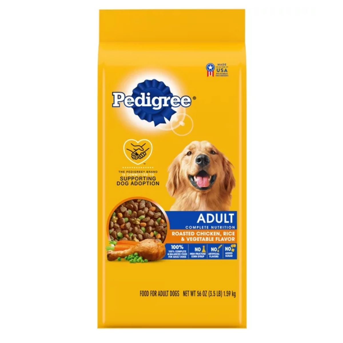 Pedigree Perros Adultos Pollo Rostizado 4/3.5Lb