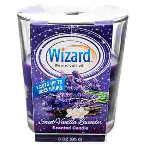Vela Wizard de Vainilla Dulce y Lavanda 12/3oz