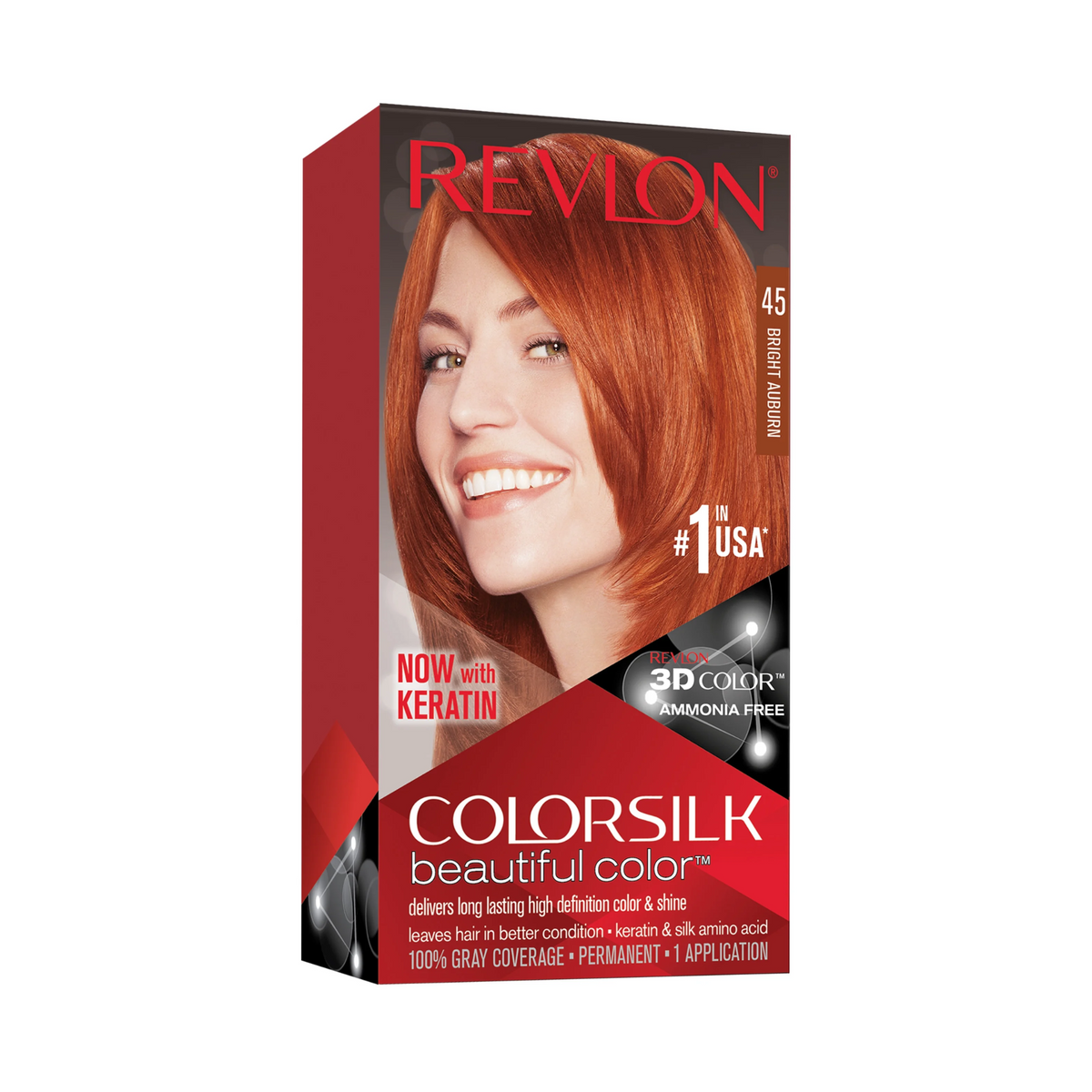 Revlon #45 Castaño Rojizo Brillante 8.5g