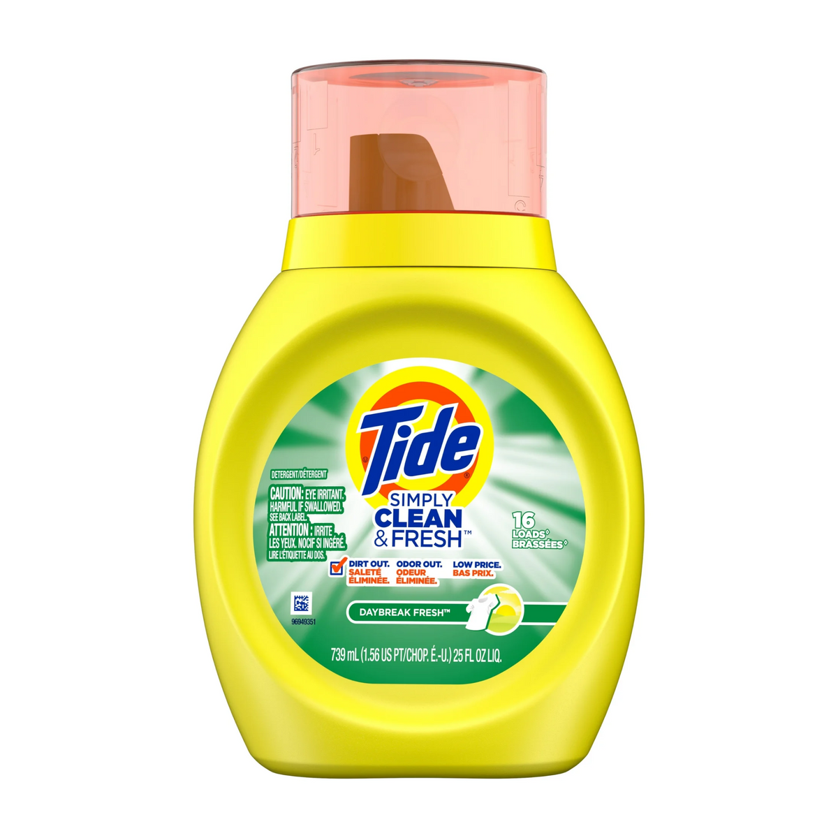 Detergente Tide Daybreak Fresh 6/25oz