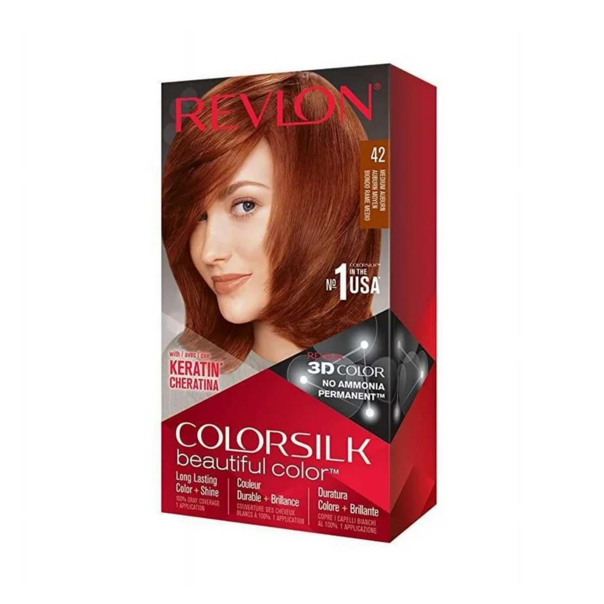 Revlon #42 Castaño rojizo medio 3/10oz