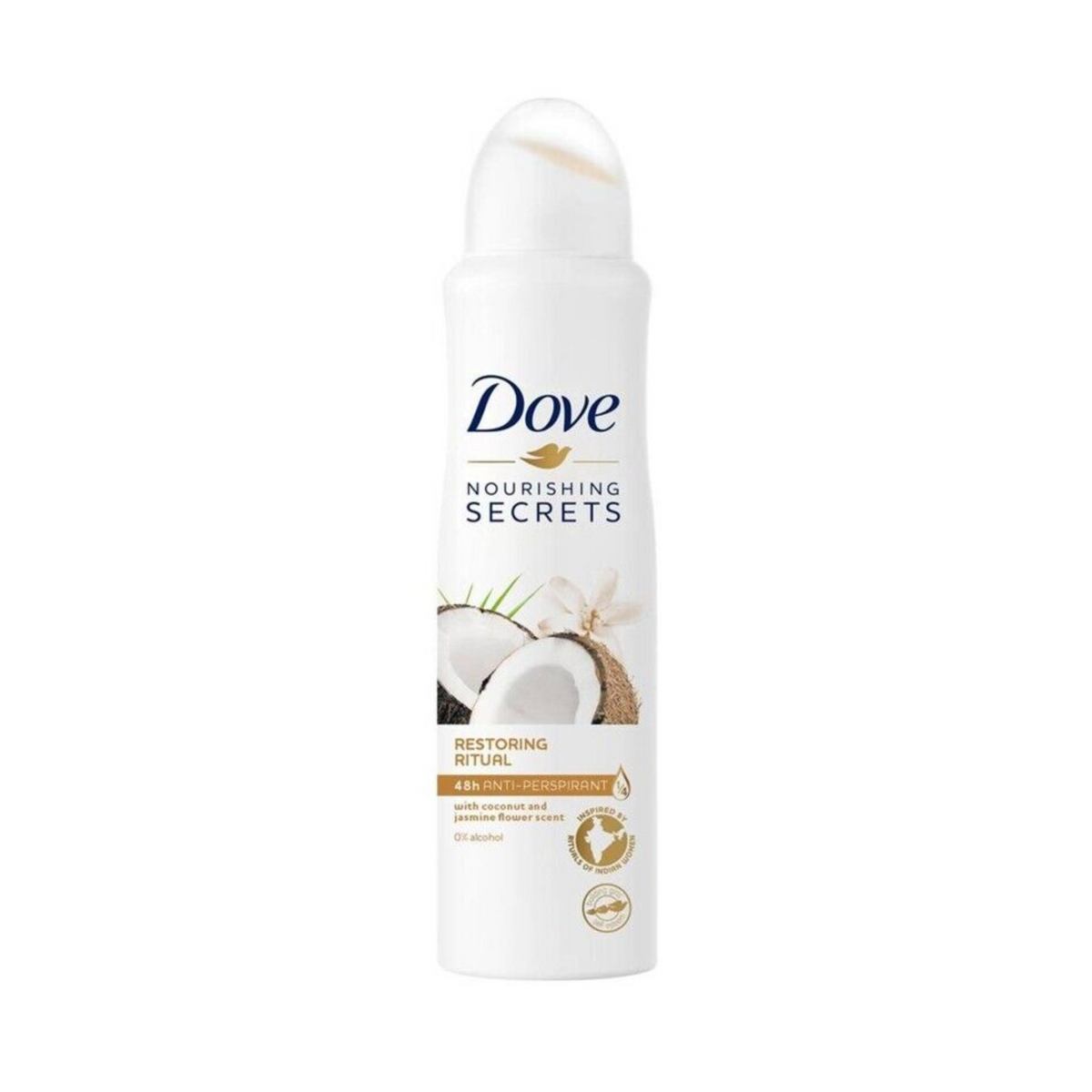 Desodorante en aerosol Dove Coco 6/150ml