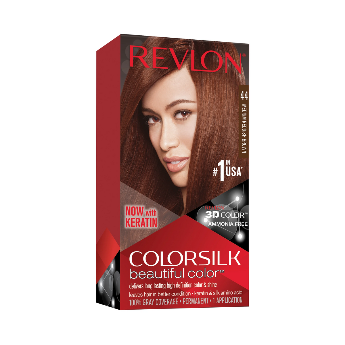 Revlon #44 Castaño Rojizo Medio 8.5g