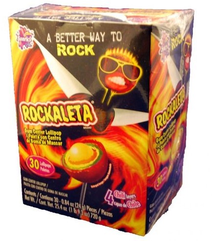 Exhibidor de Rockaleta de 30 piezas