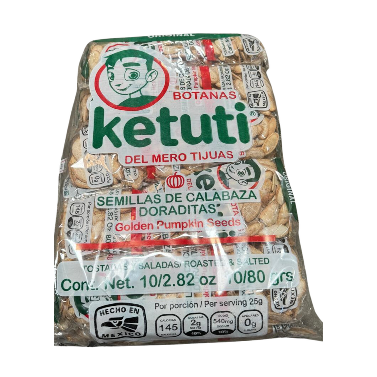Semillas de calabaza doradas Ketuti 2.82 oz
