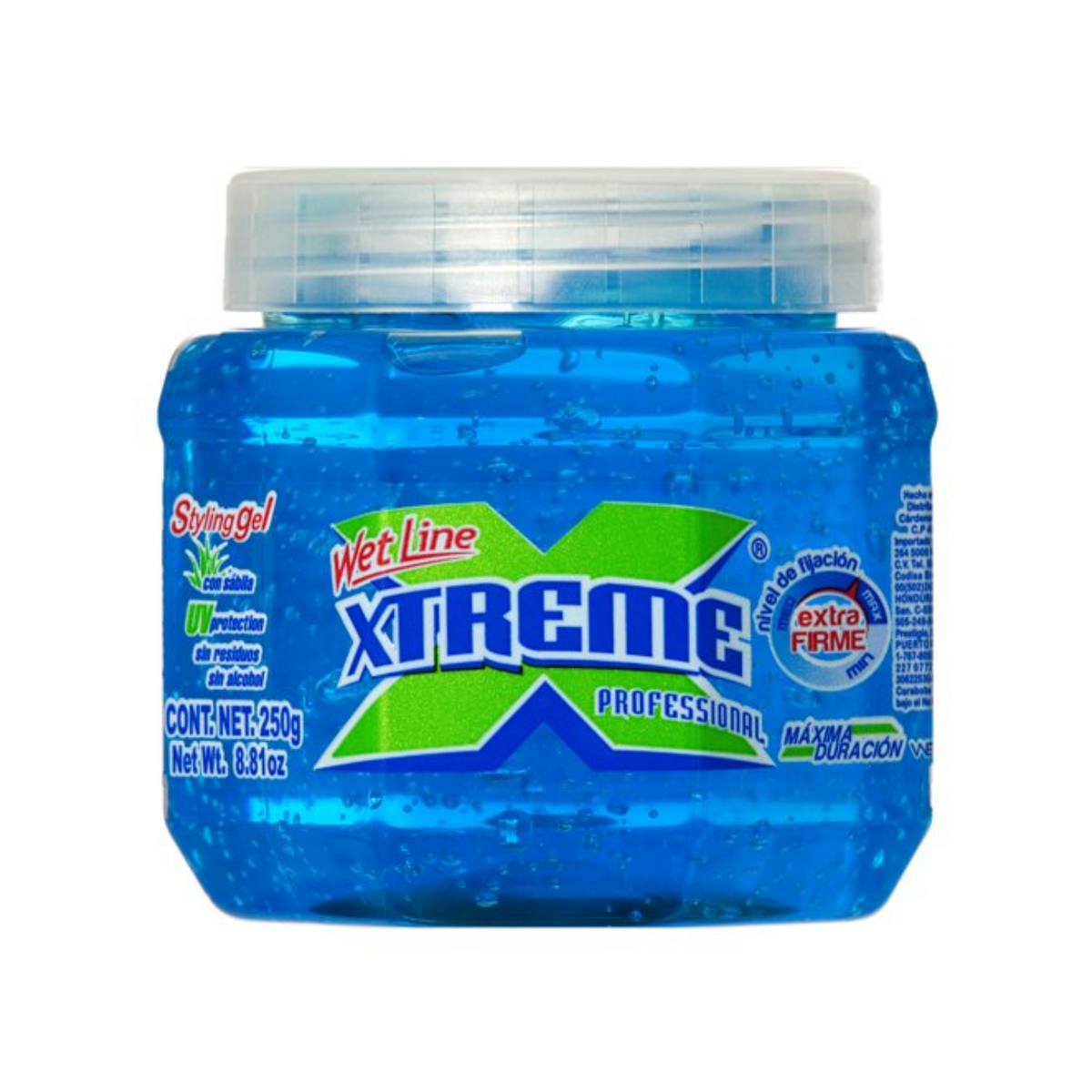 Gel para cabello Xtreme Azul 24/250g