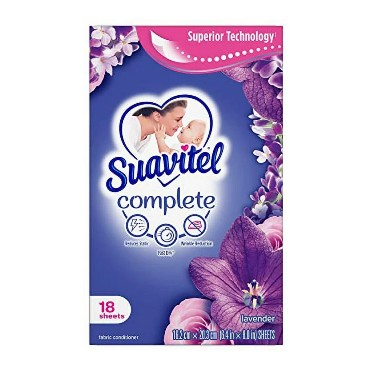 Toallitas Suavitel Lavanda 15/18 unidades