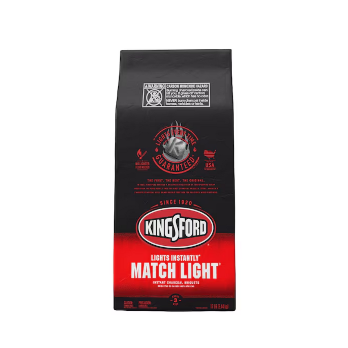 Carbón Kingsford Match 1/12Lb
