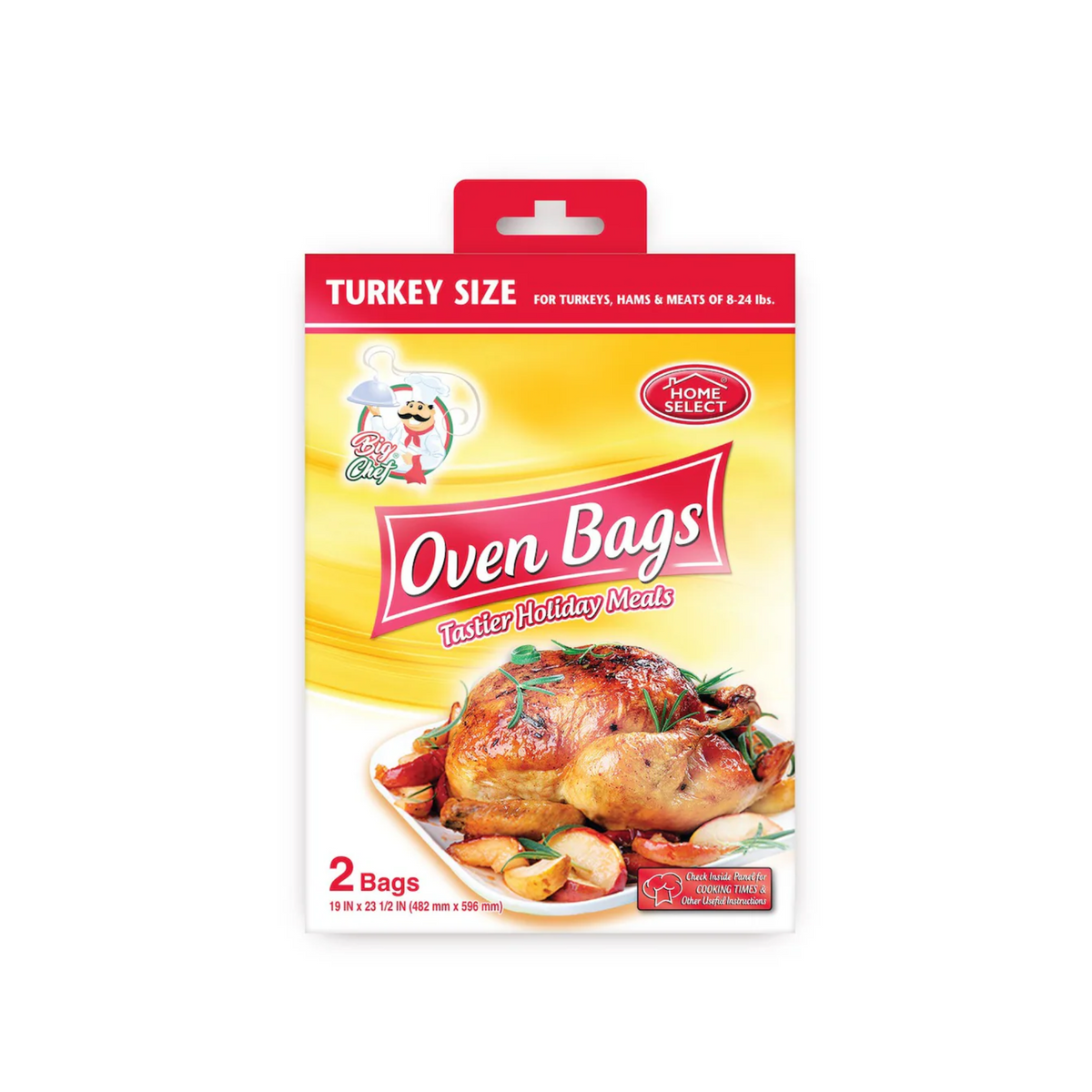 Bolsas para horno Home Select para pavo 24/2ct