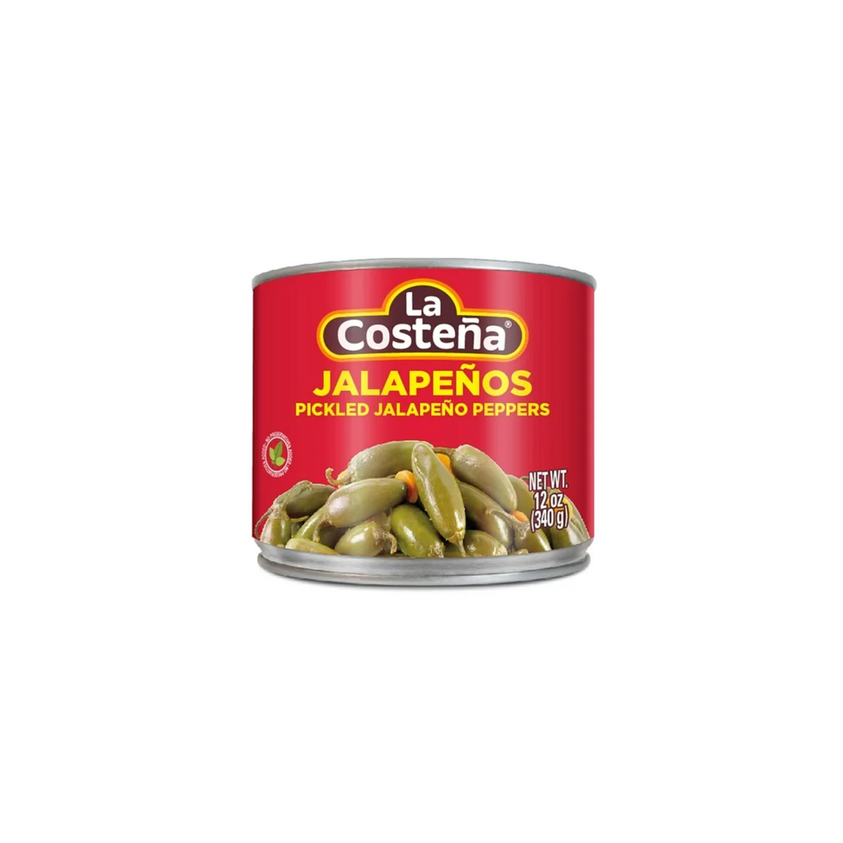 Jalapeños enteros Costeña 12/12oz