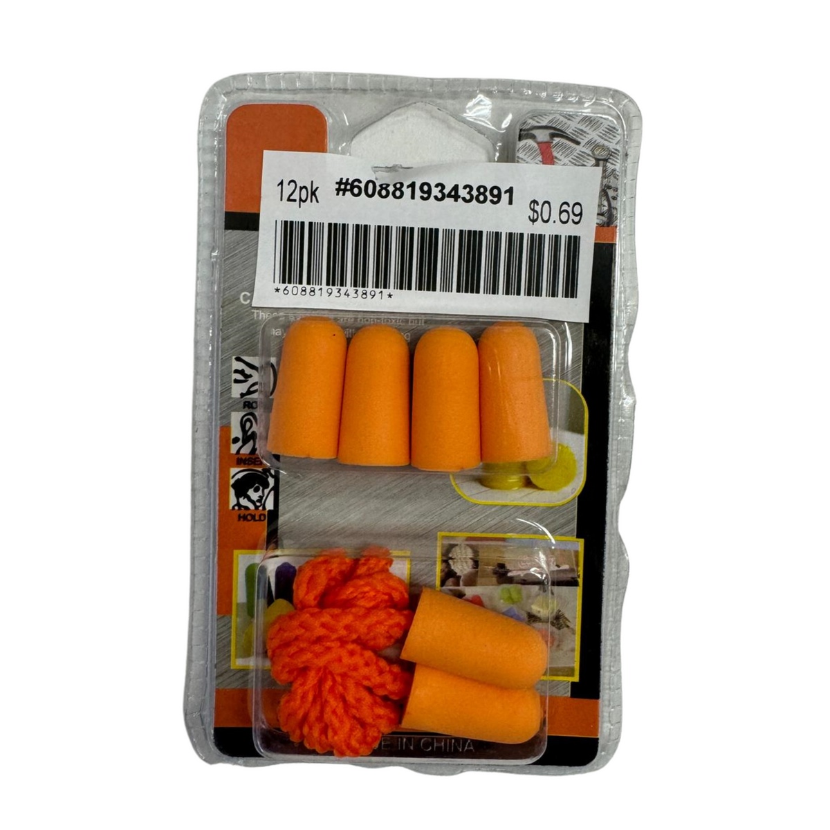Set de tapones para los oídos 12/3ct