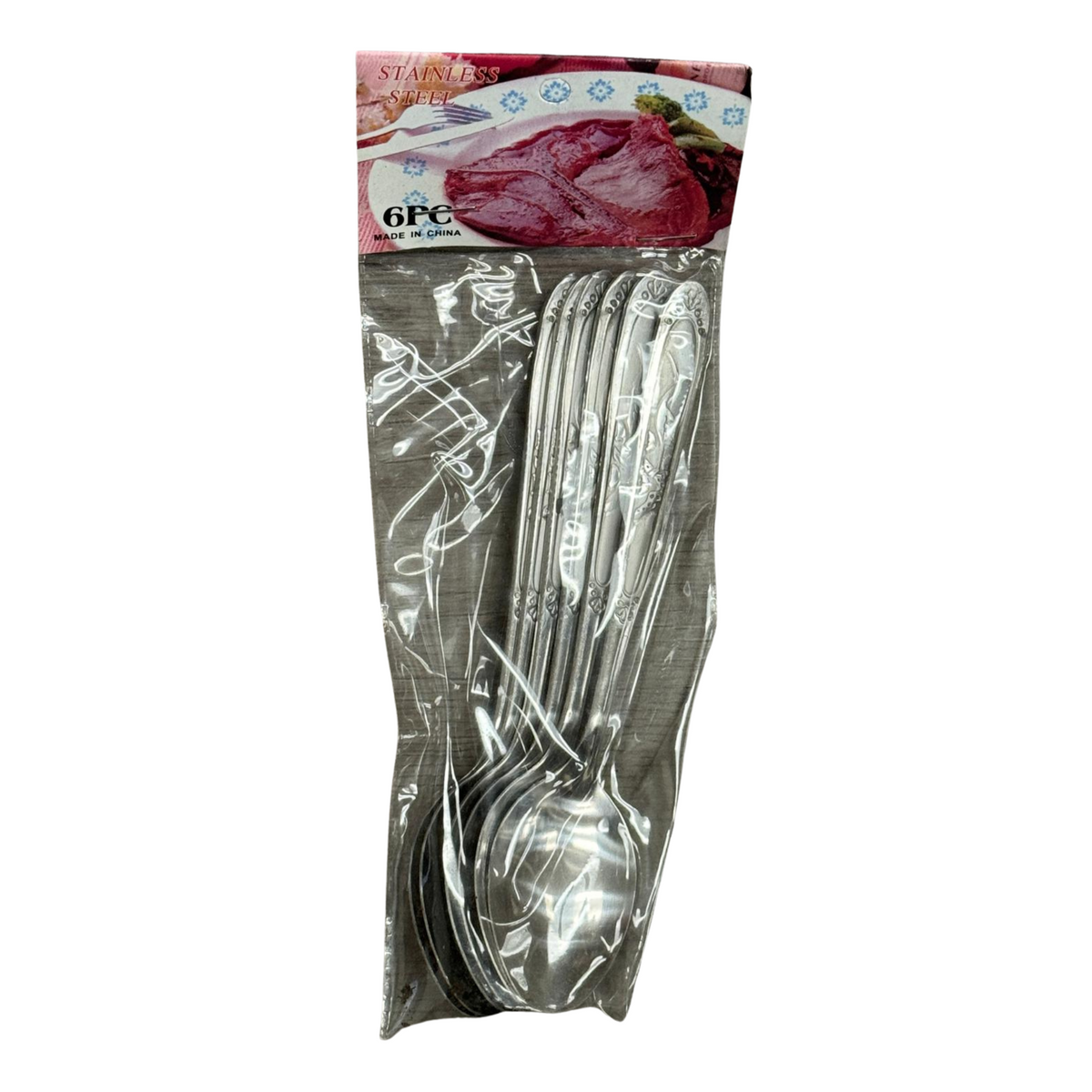 Cucharas de acero inoxidable 12/6 unidades