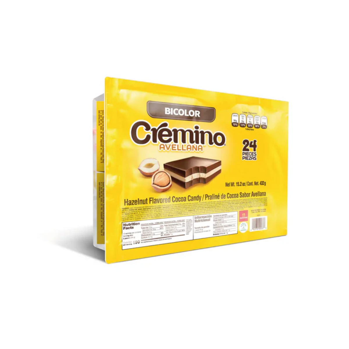 Cremino de avellana