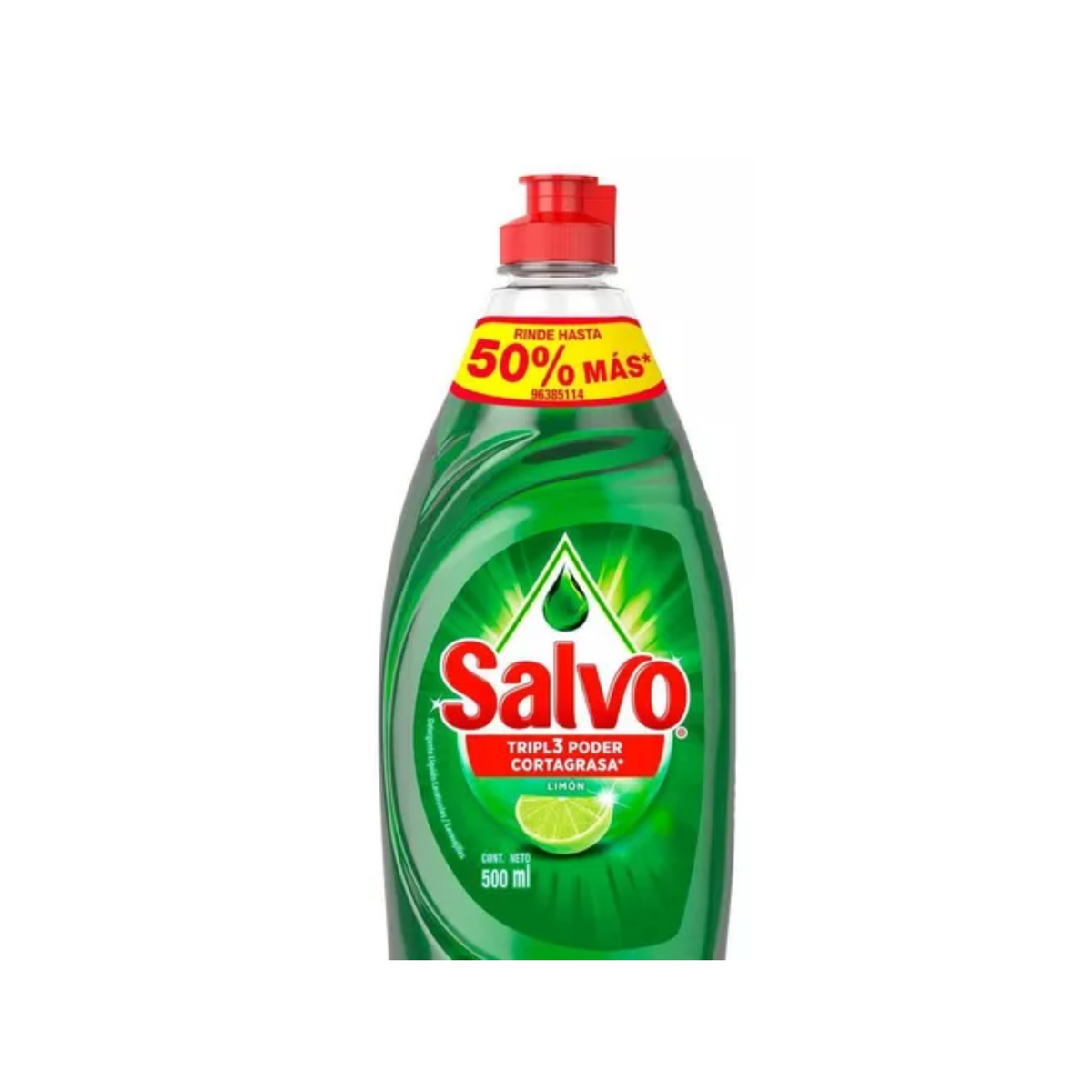 Lavavajillas Líquido Salvo Limón 10/500ml