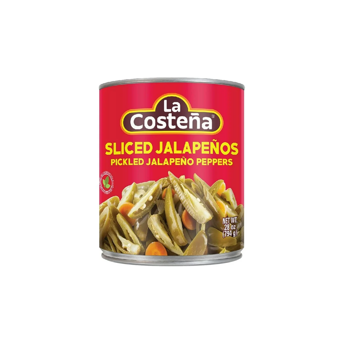 Jalapeños en rodajas Costeña 12/28oz