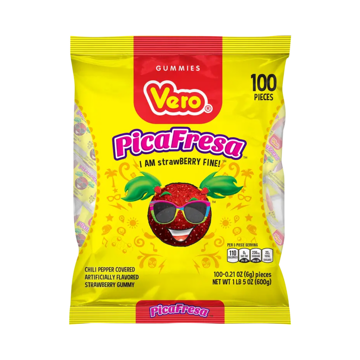 Vero Pica Fresa 100 unidades